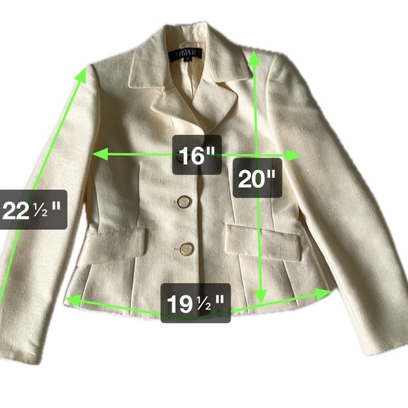 Kasper Vintage Petite’s Woman’s Short Textured Blazer - Picture 9 of 9